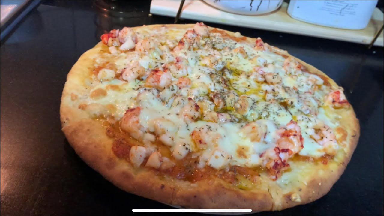 pizza aux fruits de mer 🍕🦞à l'italienne 🇮🇹avec Tous les secrets de la cuisine#italienne😉#pizza