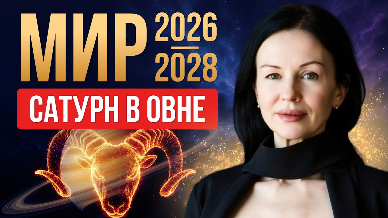 Два года на подготовку. Дефолт, агрессия между странами? Сатурн в Овне 2026–2028: астро-прогноз