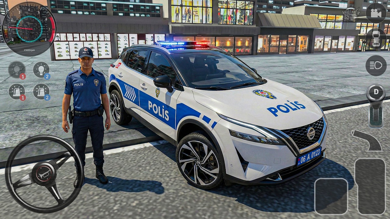 Nissan Qashqai Türk Polis Arabası Sürüş Oyunu - Polis Oyunu 2026 #227 - Android GamePlay
