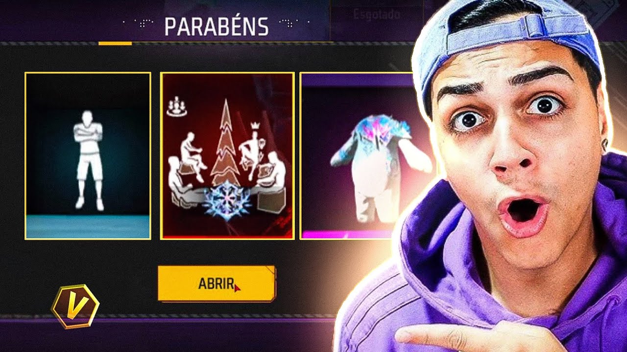 AÍ SIM! PEGUE ISSO TUDO GRÁTIS NA SUA CONTA FREITAS JÁ PEGOU O NOVO MAIS SOMBRIO DO - FREE FIRE