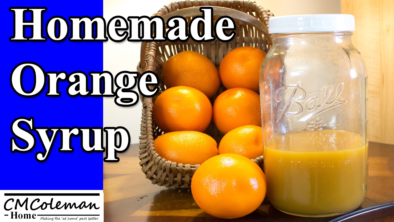 Homemade Orange Syrup (Use it in your SodaSTREAM too)