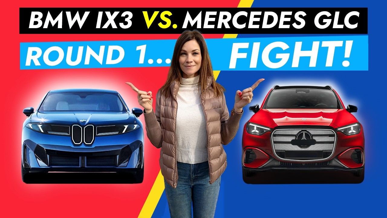 BMW IX3 Vs Mercedes GLC | Runda 1 .. fight. | 1 Test w Polsce  - por&oacute;wnanie.