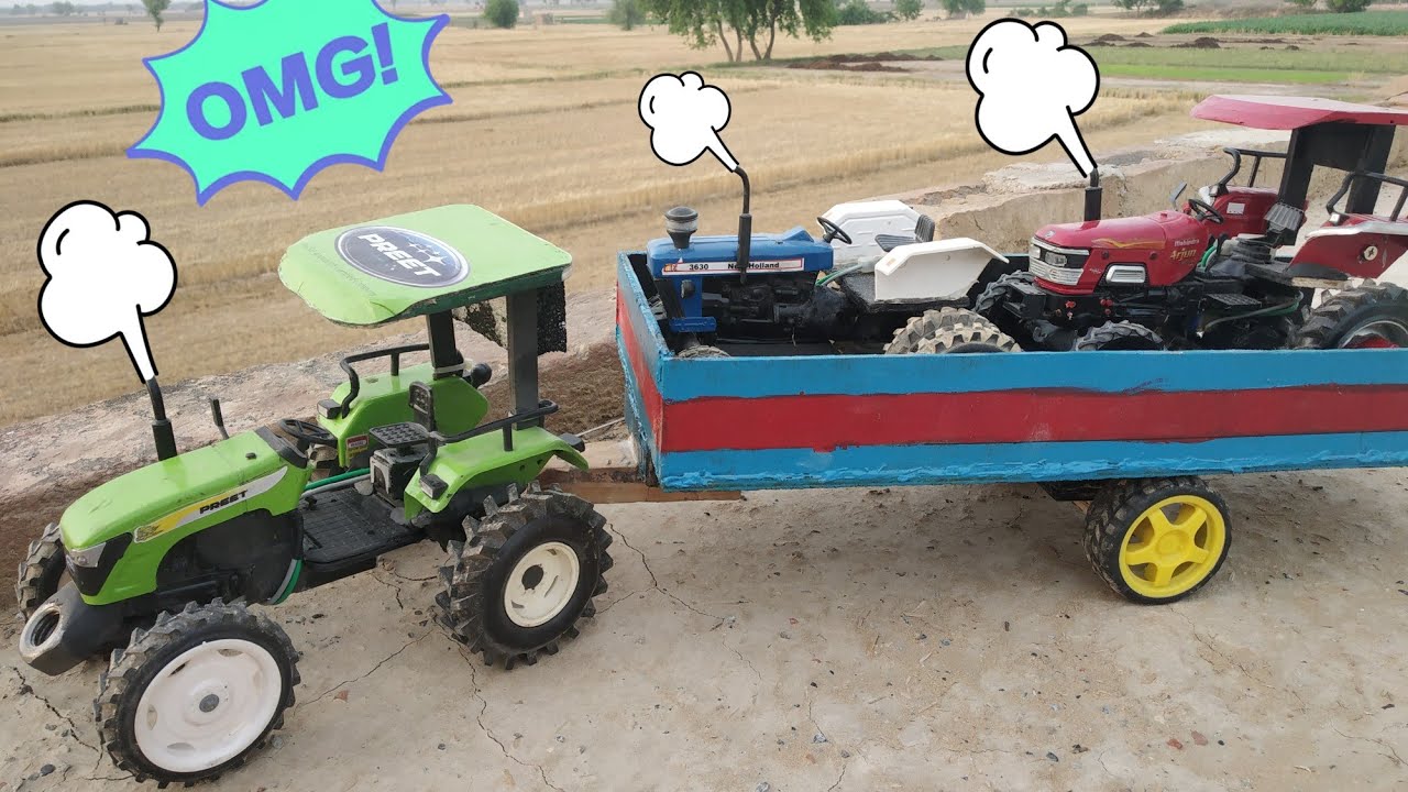 Modified Preet Tractor at home rc tractor stunt