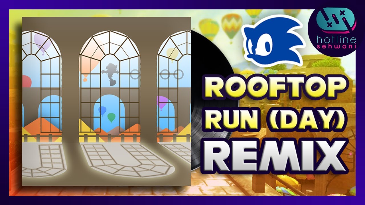 Rooftop Run Day Sonic Synthwave Sonic Unleashed Hotline Sehwani Remix
