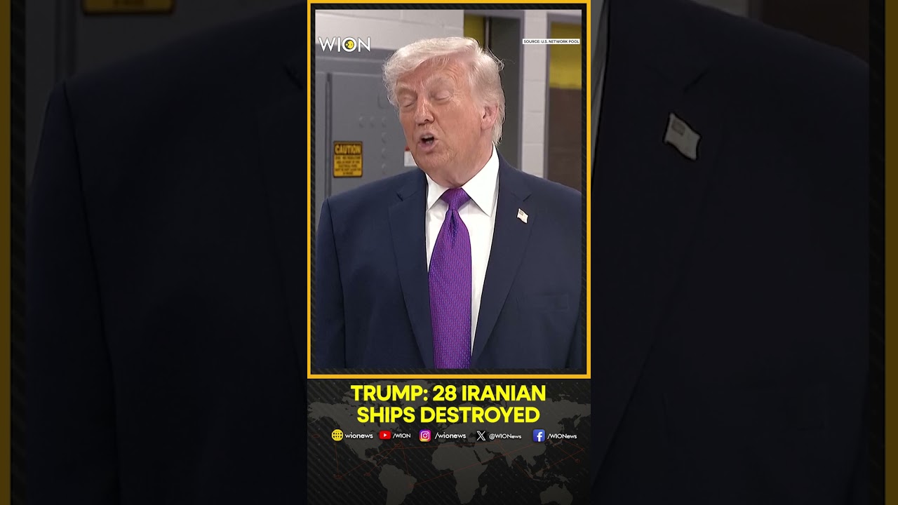 US-Iran War: Trump Says US Forces Have Knocked Out 28 Iranian Mine-Laying Ships | WION