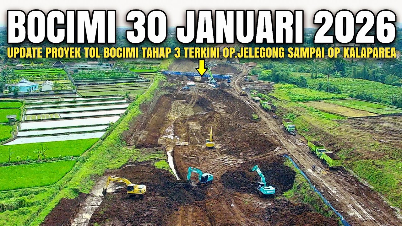 Tol Bocimi Tahap 3 Terbaru 30 Januari 2026 | Update Perkembangan Proyek Jalan Tol Bocimi Tahap 3