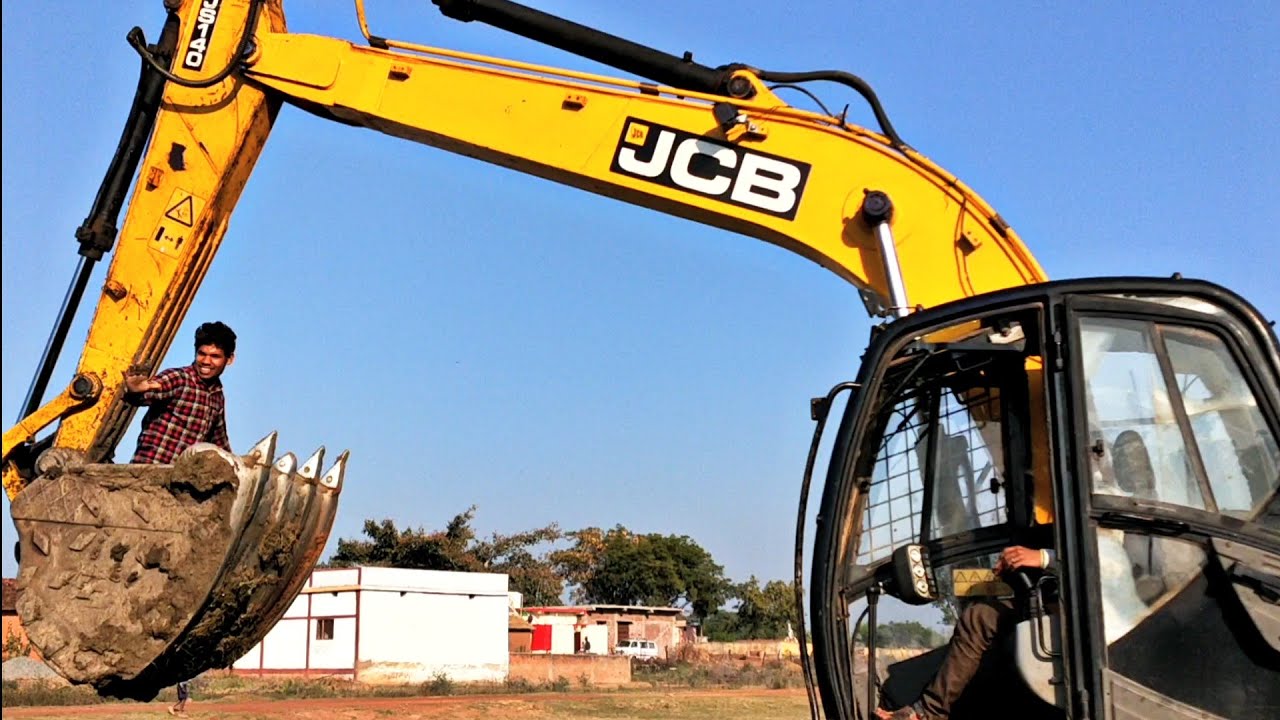 Jcb Dangerous Stunt With A Boy Crazy Driver