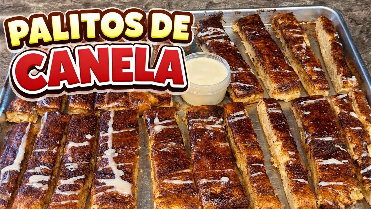 Palitos de canela Caseros esponjosos
