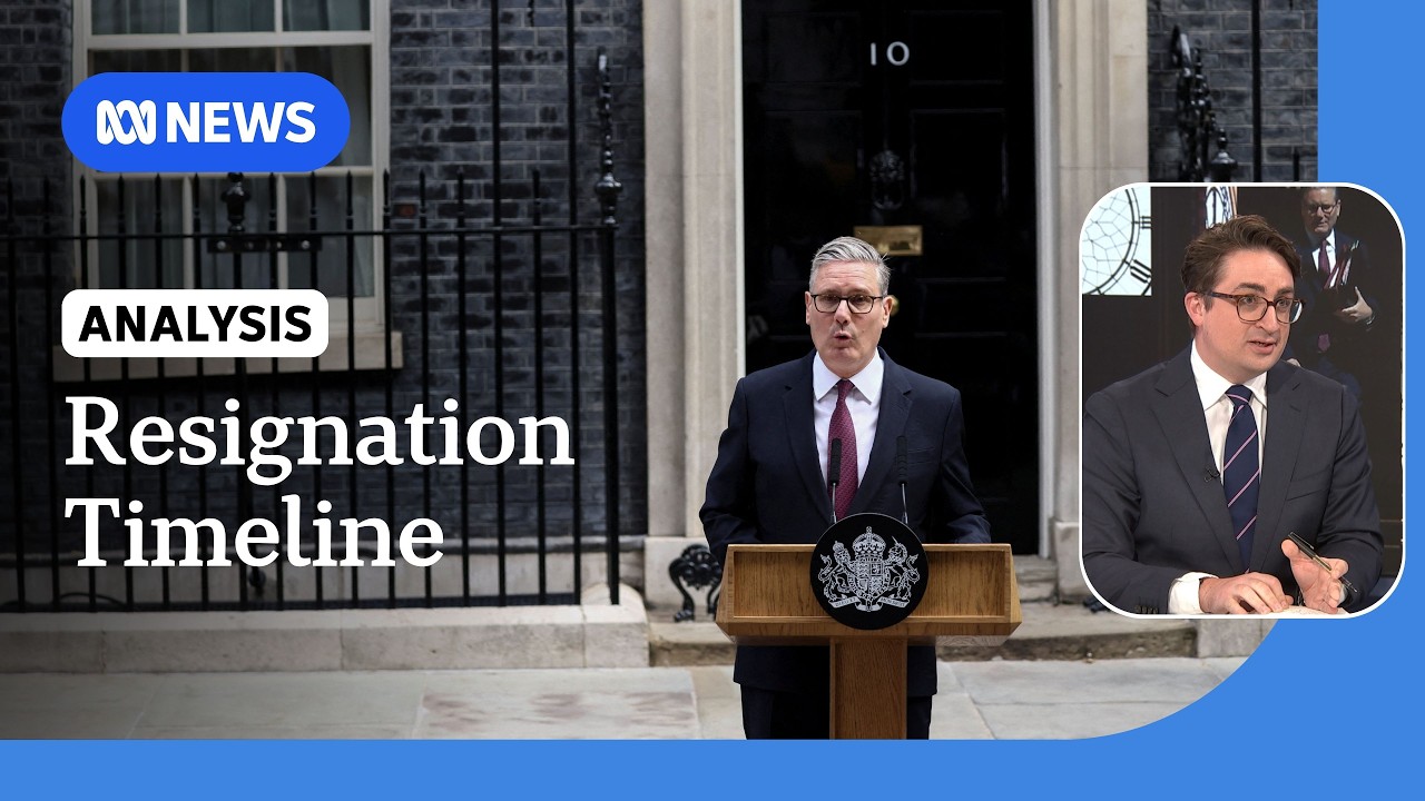 What happens next after Keir Starmer's resignation? | ABC NEWS