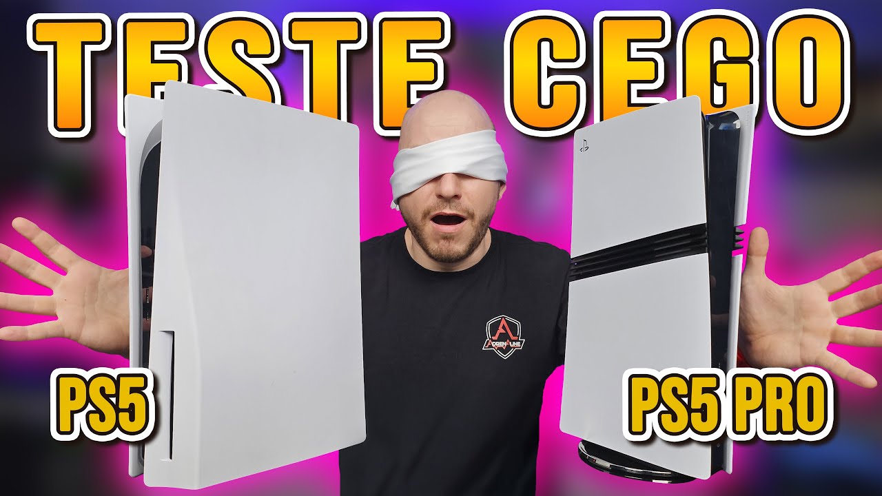TESTE CEGO PS5 Pro: dá pra ver a diferença? Testamos com a galera!