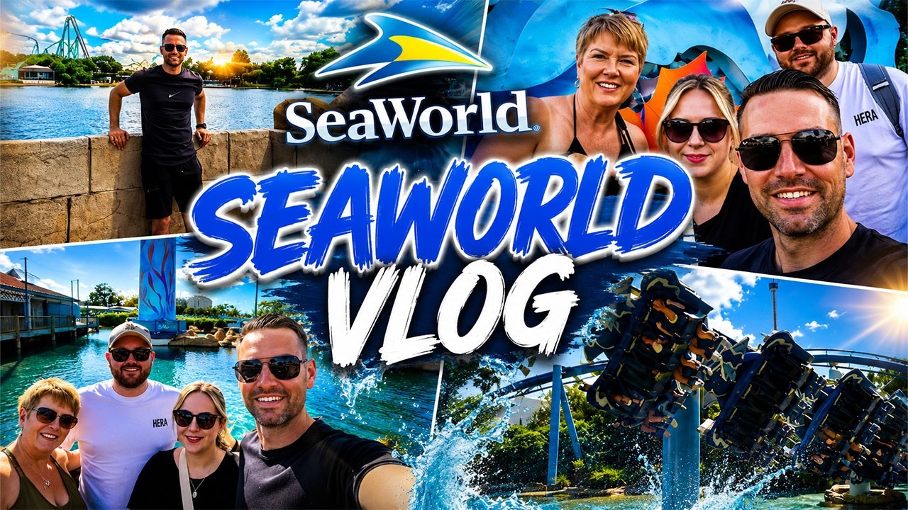 Видеоблог Seaworld | Незабываемый день с новыми аттракционами, нашим хитроумным рецептом напитка ...