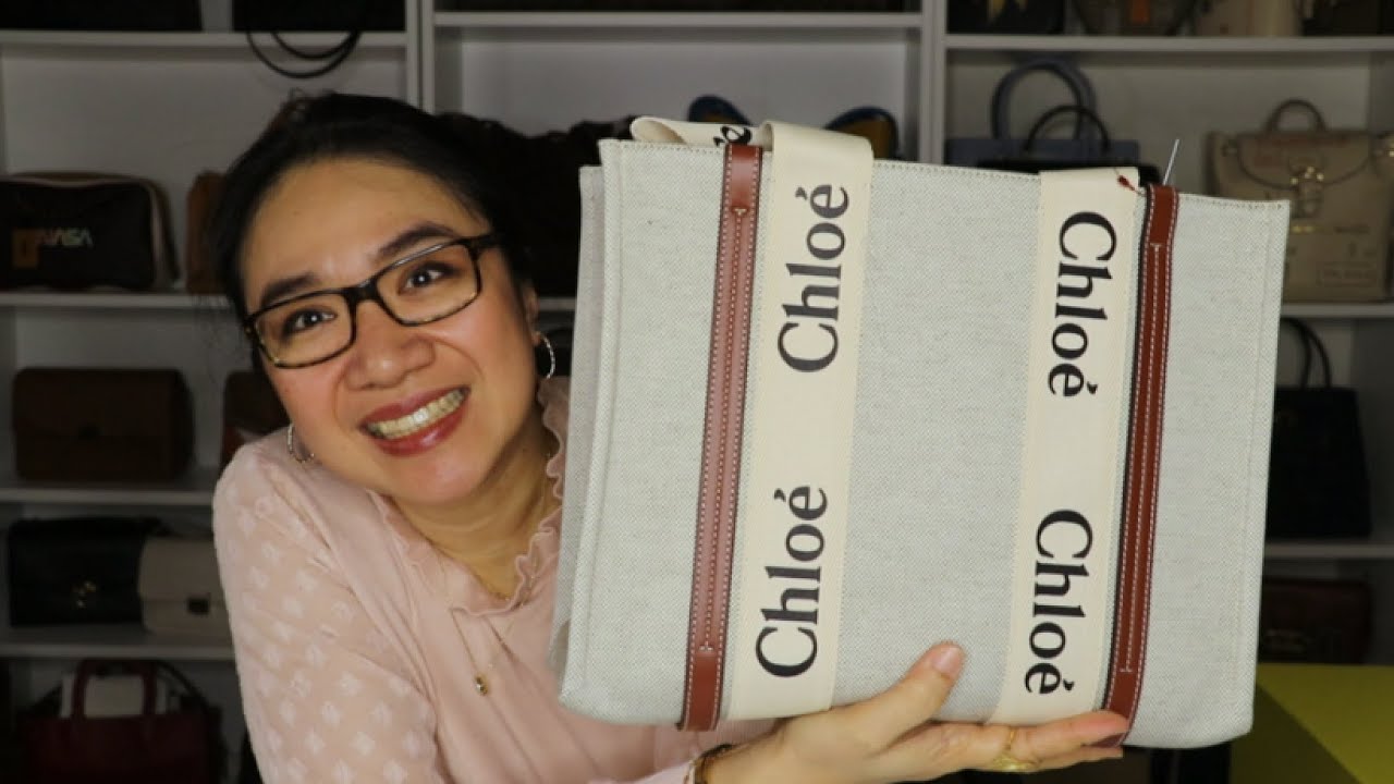 CHLOE BAG UNBOXING || MEDIUM WOODY TOTE BAG 1st IMPRESSION