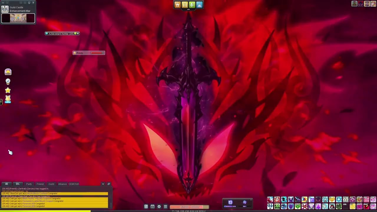 Maplestory Shining star force event Gear Weaving