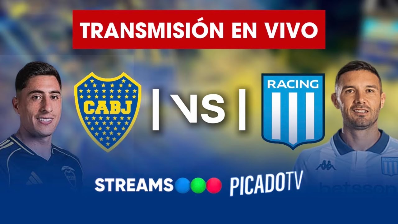BOCA JUNIORS VS RACING CLUB EN VIVO | TORNEO APERTURA 2026 | PICADO TV
