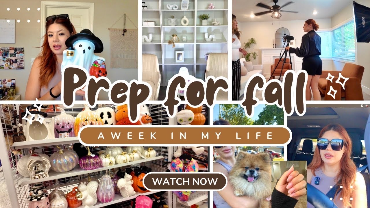 Fall Shopping Haul 🍁 + Decorating My Salon & Content Creation Day