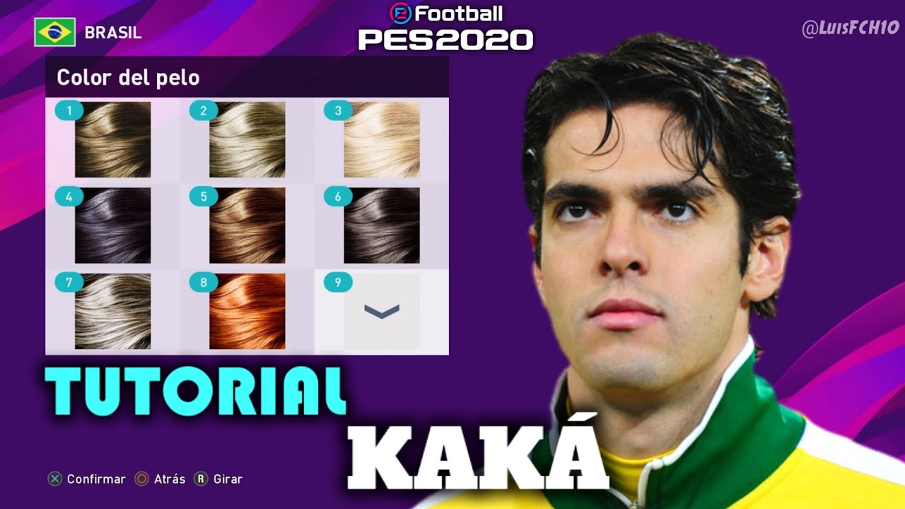 ПОЛНОЕ РУКОВОДСТВО | КАК СОЗДАТЬ КАКА В PES 2020 | КАК СОЗДАТЬ | ЛИЦО И СТАТИСТИКА | LuisFCH
