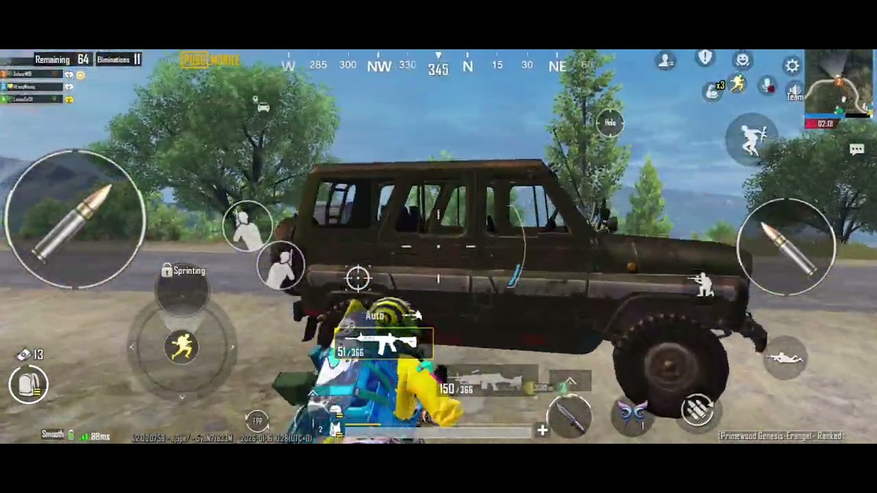 Rush playing in PUBG mobile #pubgmobile Please subscribe my channel
