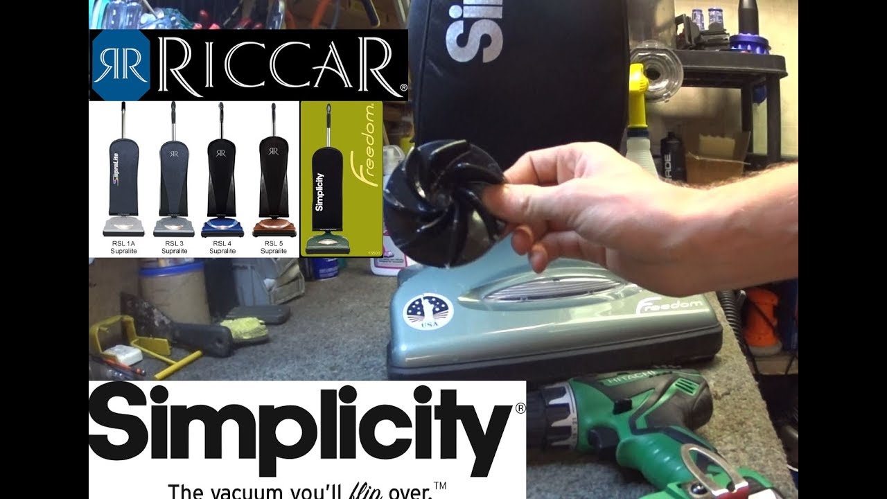 Simplicity Riccar ULW Service tune up fan change