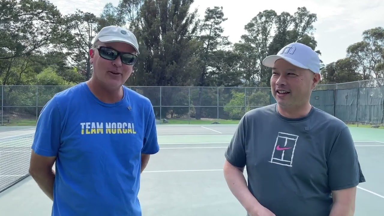 I SURPRISE COACH ROB WITH THE NEW REISSUED WILSON PRO STAFF 85 THAT MY BUDDY MIKE GOT FROM TW
