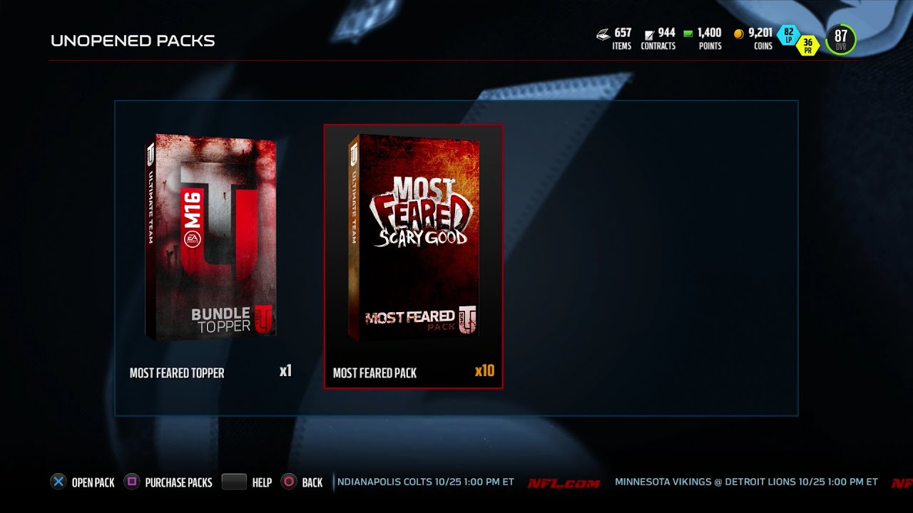 MUT 16: MOST FEARED BUNDLE OPENING:: LIMITED EDITION LYNCH IN PACKS!!!!!