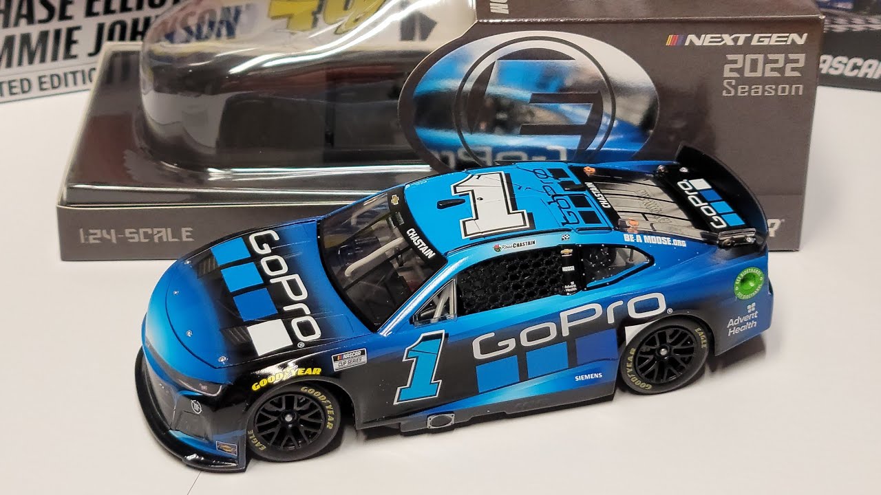 Ross Chastain 2022 GoPro 1/24 Elite NASCAR Diecast Review
