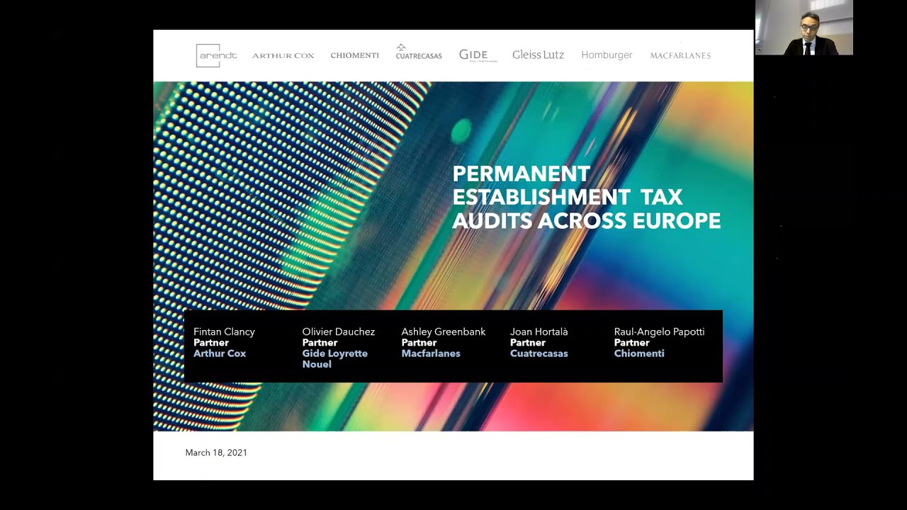 Permanent Establishment Tax Audits Across Europe: General Presentation