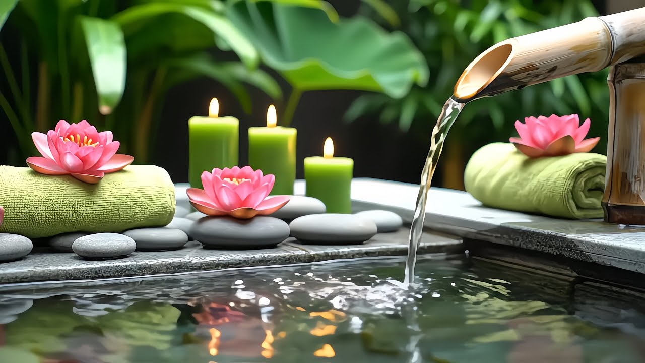Relaxing Deep Sleep Music with Soft Piano & Water Sounds | ASMR for Insomnia Relief - LIVE