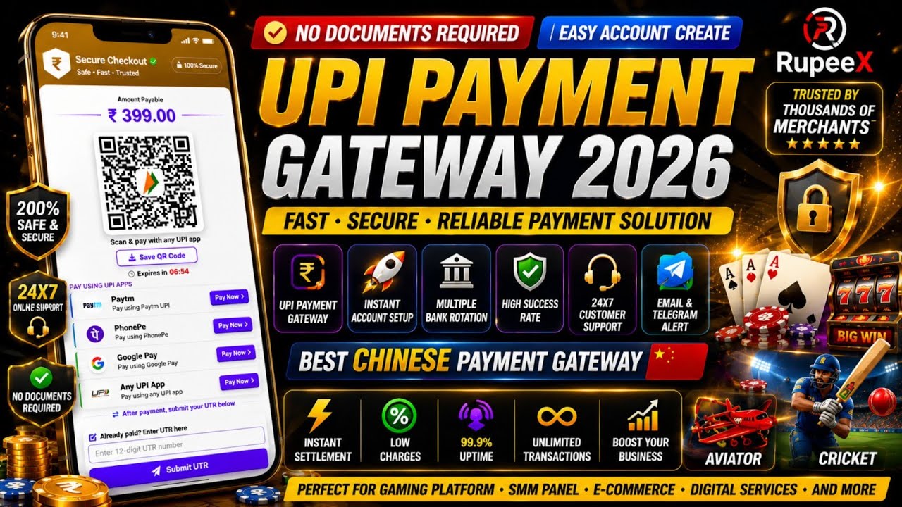Merchant Payment Gateway 2026 🚀 UPI Integration | Chinese Payment Gateway for Online Business