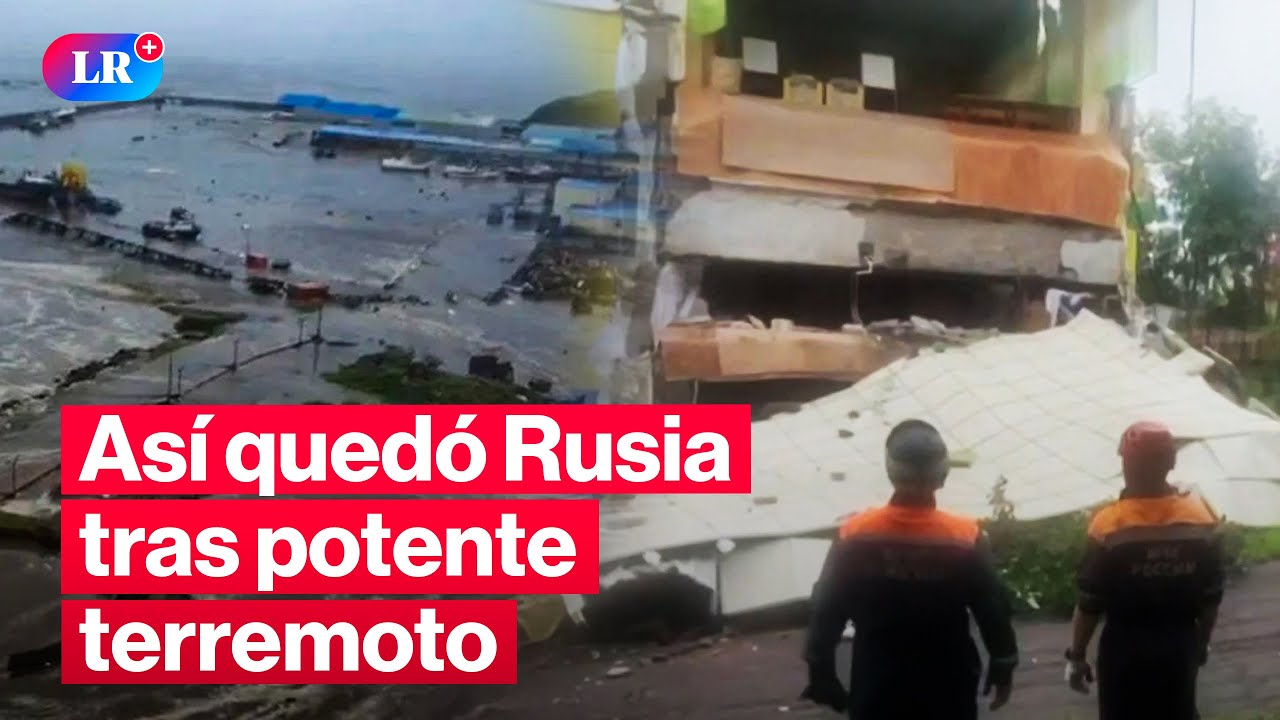 🚨DEVASTACIÓN TOTAL: así quedó RUSIA tras TERREMOTO DE 8,8 | #LR