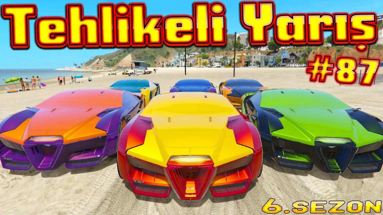 ROKET GİBİ ARABALAR İLE TEHLİKELİ YARIŞ Örümcek Adam