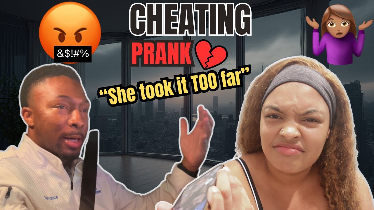Cheating text prank on boyfriend 👀 | I might have taken it too far 😥