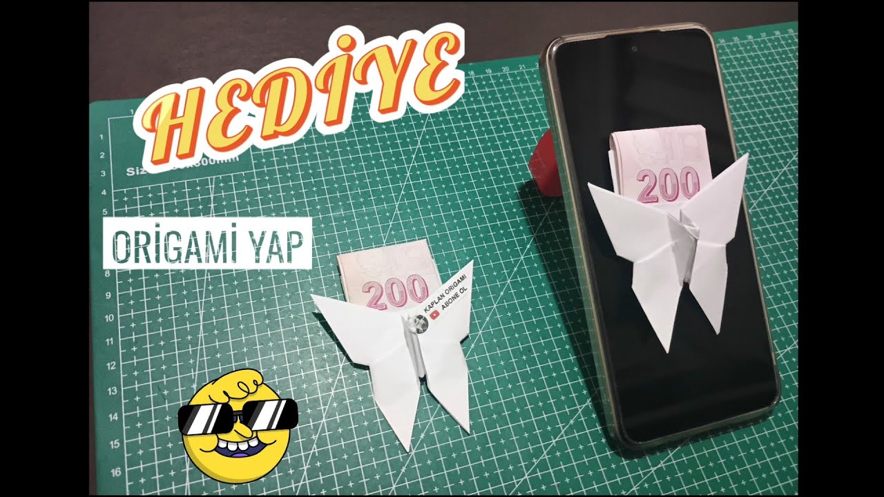 Origami Yap 🤔🤔 HEDİYE ET 👍👍 Çocuklar Sevinsin ❤️❤️ #keşfet #hediye #kendinyap #funny #amazing #para 