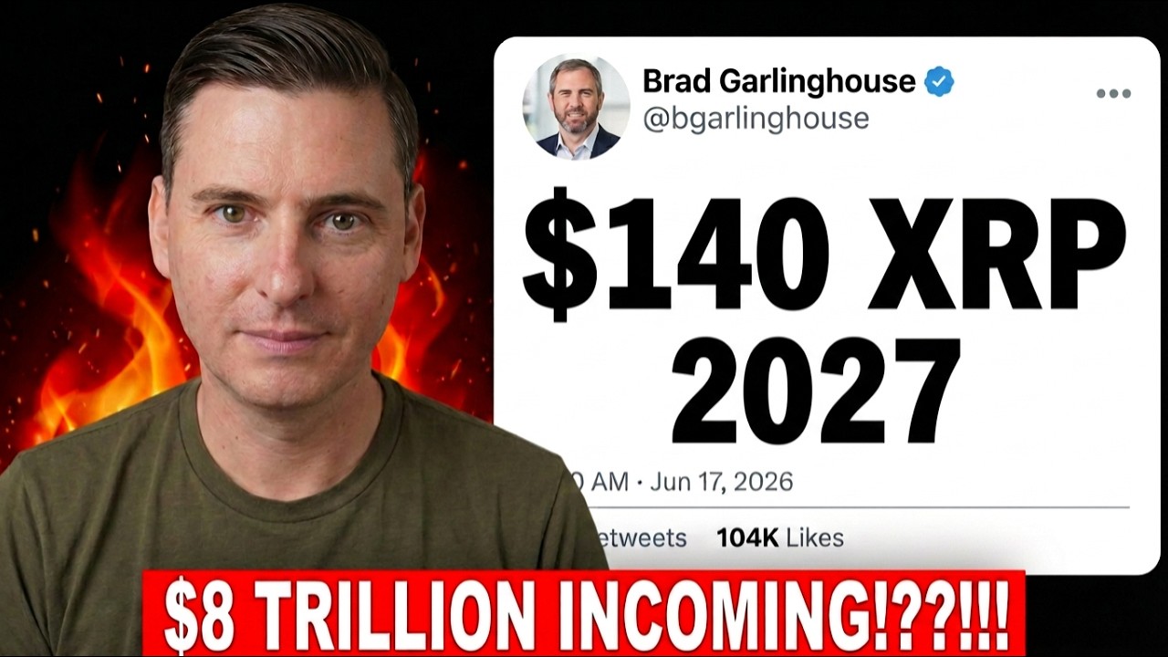 XRP по $140... (РЫНОЧНАЯ КАПИТАЛИЗАЦИЯ $8 ТРИЛЛИОНОВ)