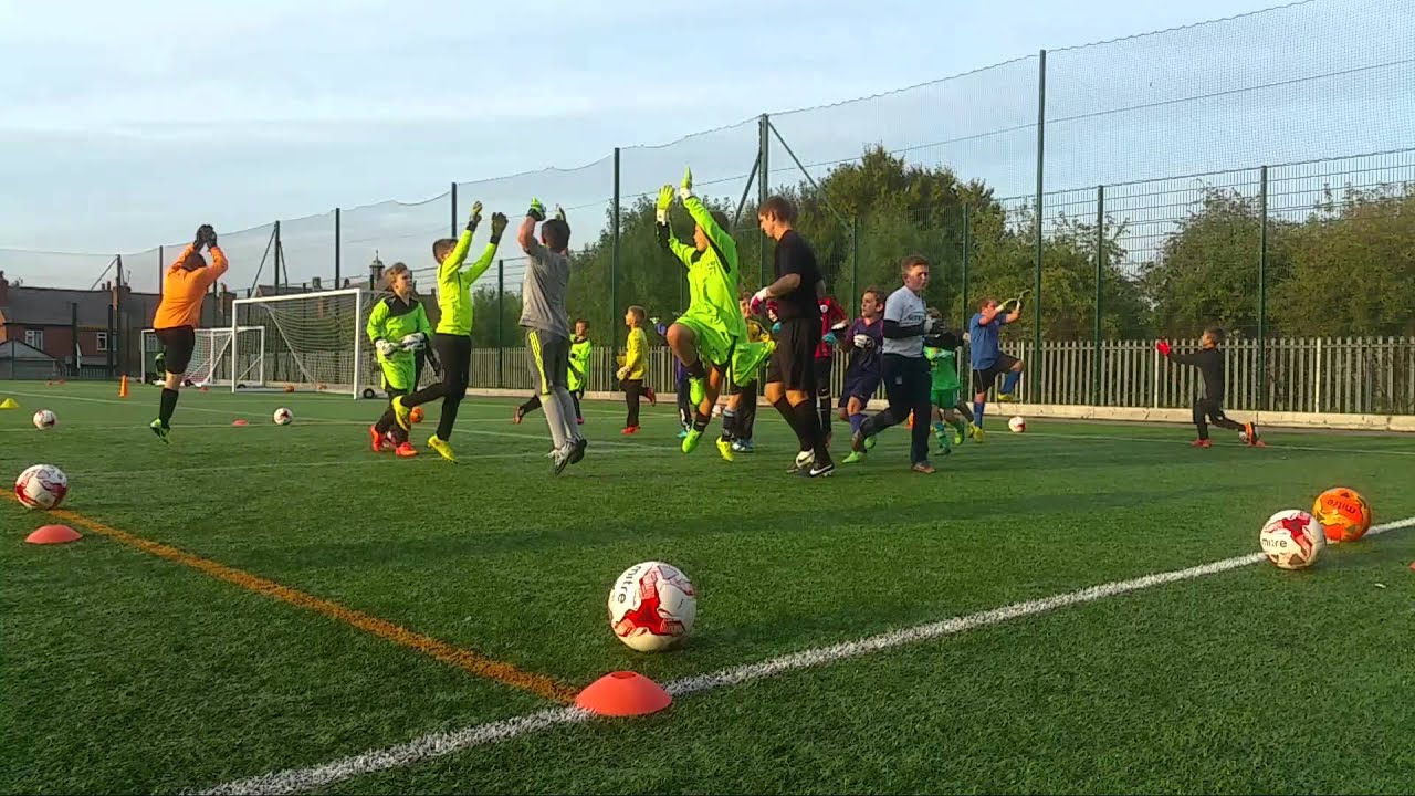 Fun warm up drills for goalkeepers
