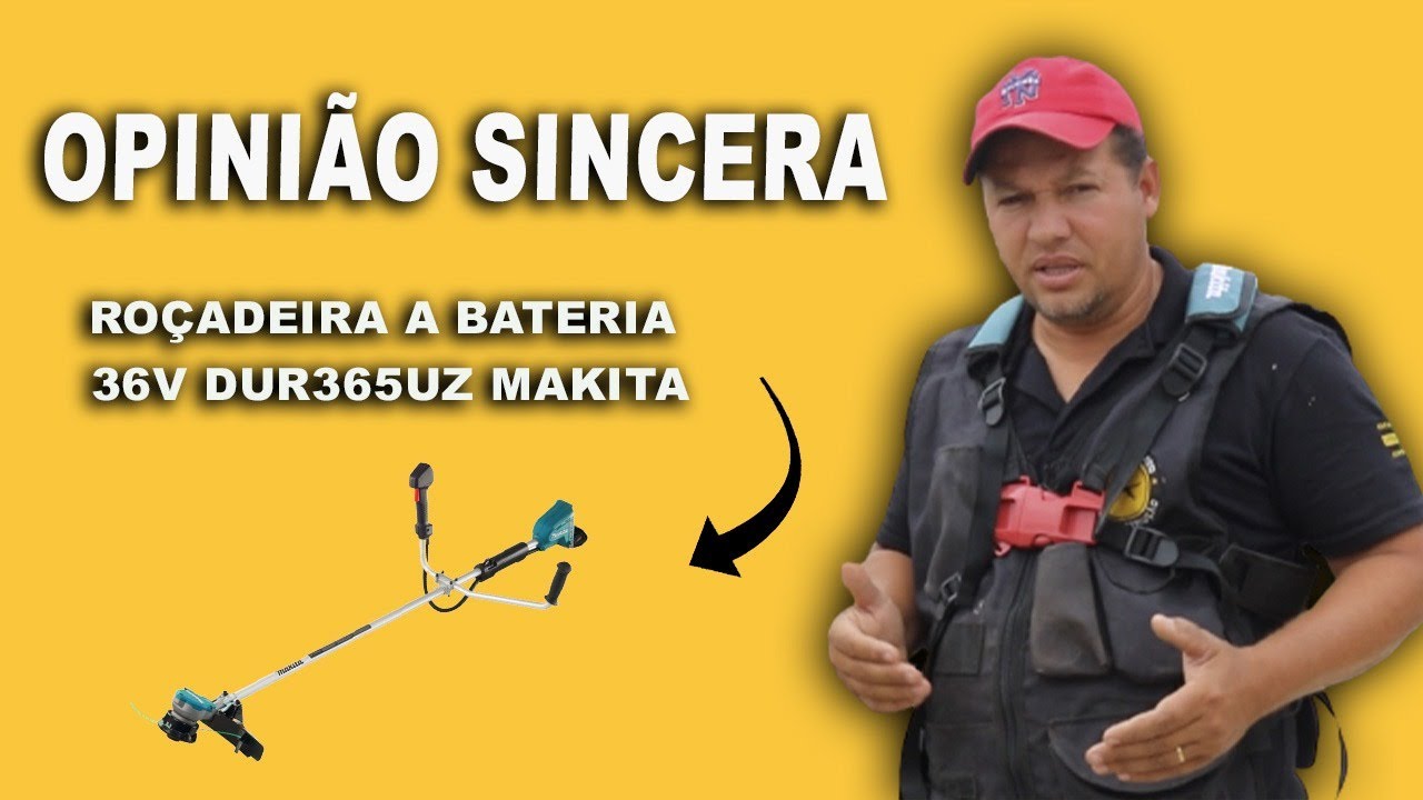 Roçadeira a bateria! Vale a pena? Battery mower! It is worth it?