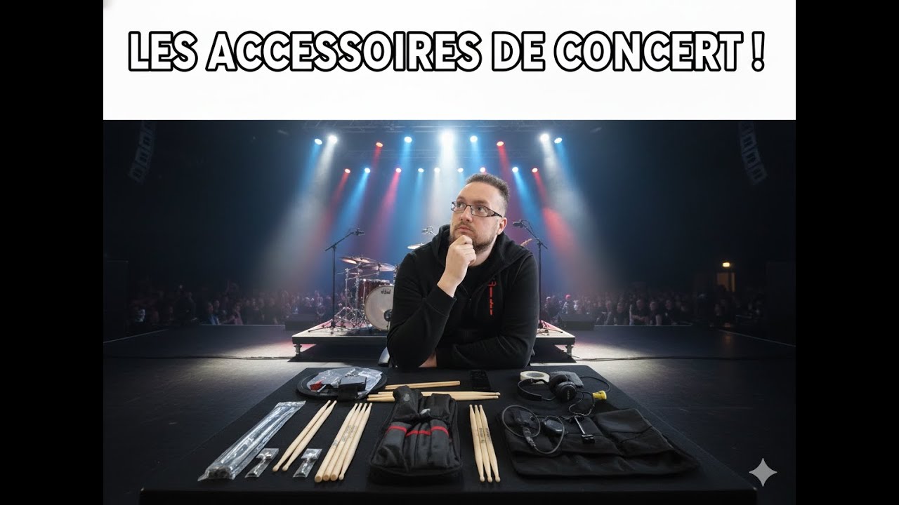 Checklist Scène : Ce qu'il y a VRAIMENT dans ma housse de concert.