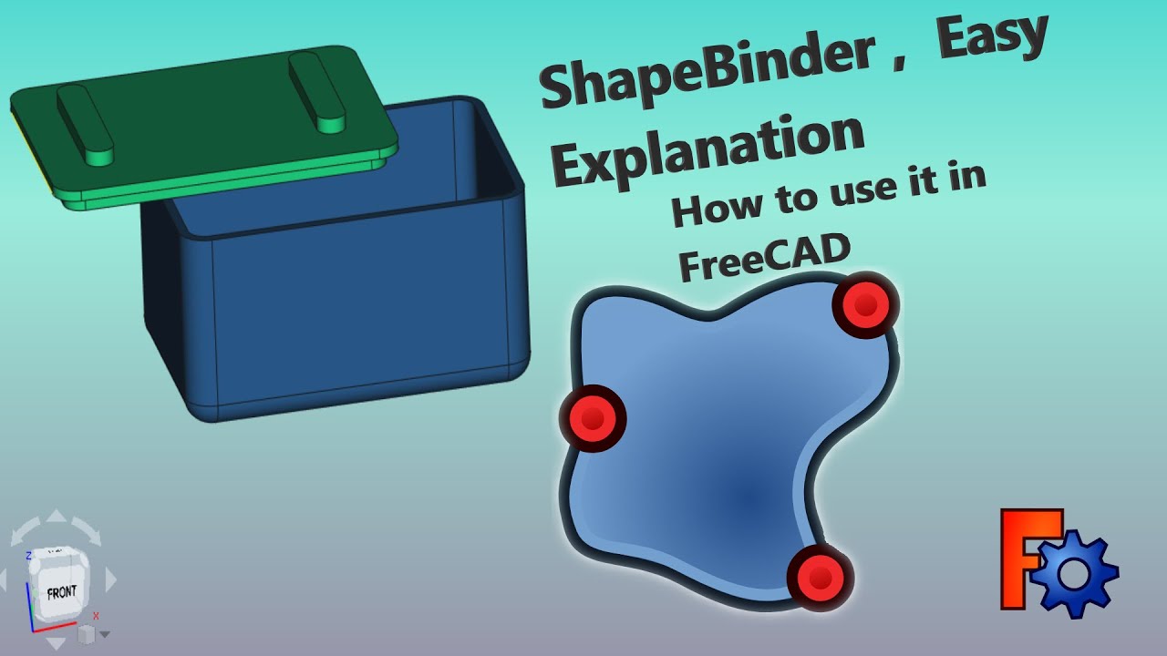 Учебное пособие по FreeCad. Объяснение работы с Shapebinder. Как эффективно им пользоваться. Обяз...