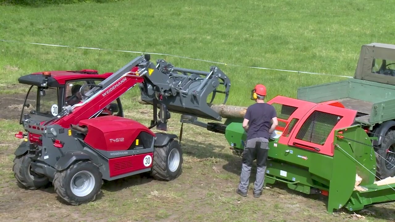 Weidemann - Hoftrac 1390 / телескопічний навантажувач T4512 деревообробка