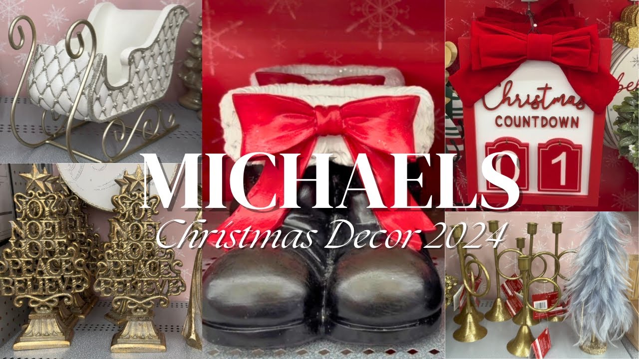MICHAELS CHRISTMAS DECOR SHOP WITH ME 2024 | Top Christmas Decor Trends to ELEVATE Home on a BUDGET!