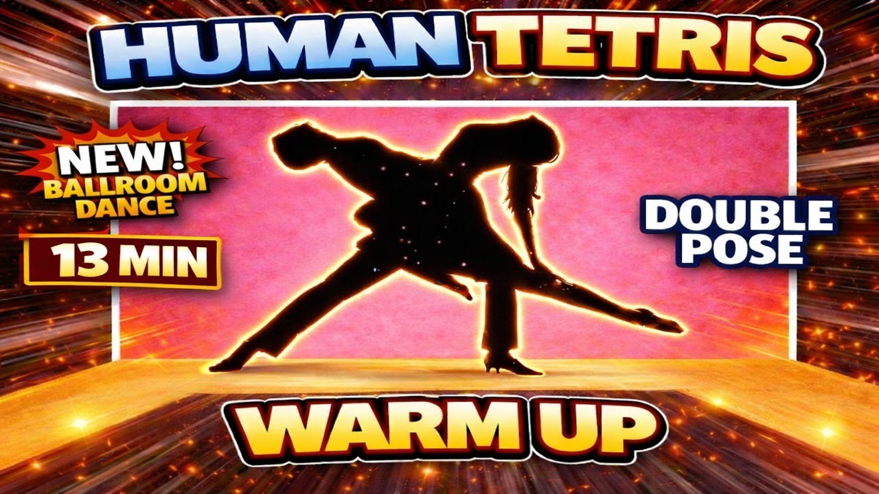 13-Min Human Tetris х 2 Player Co-op | Immersive Interactive Warm Up (99% FAIL)