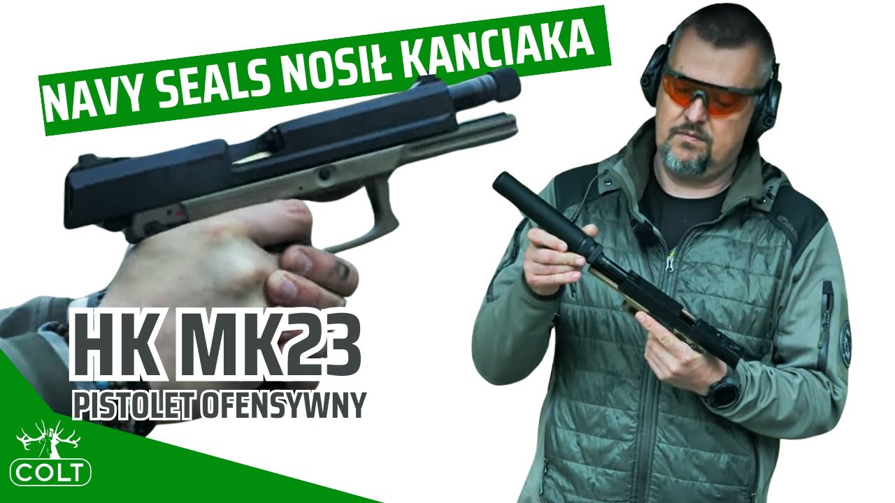 Czym jest pistolet ofensywny? Testujemy HK MK23! Pistolet Navy SEALs