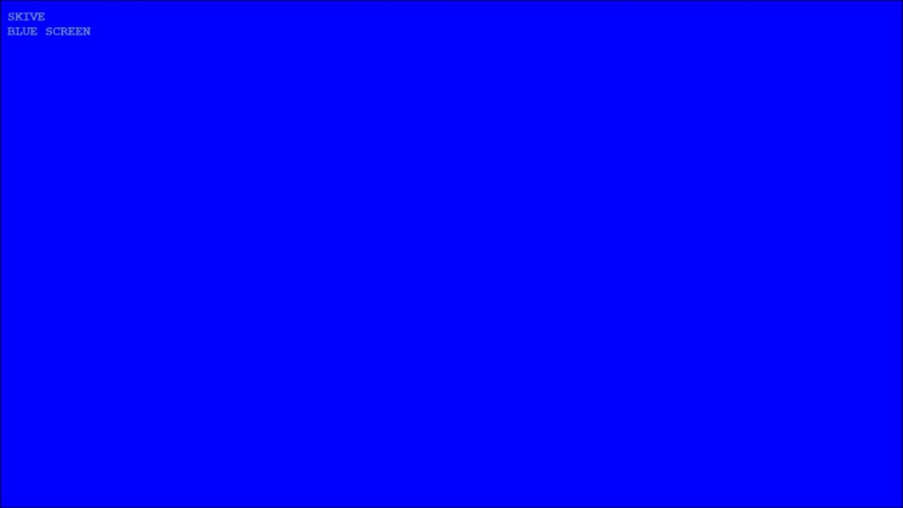 SKIVE - Blue Screen