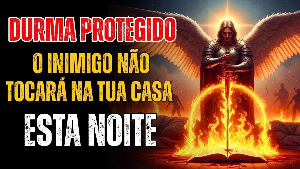 ⚔️ Durma em paz enquanto o Sangue de Jesus BLOQUEIA todo ataque noturno contra seu lar