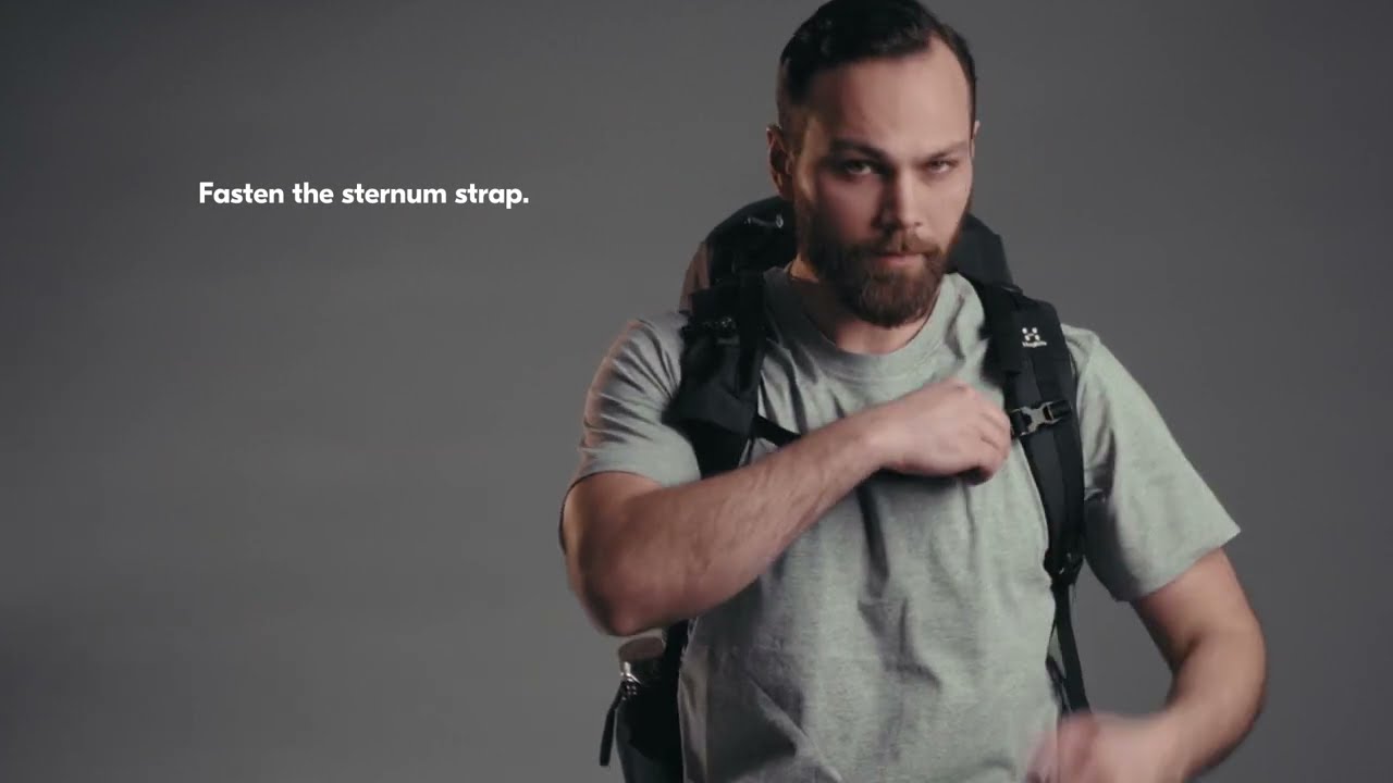 How to adjust your hiking backpack.