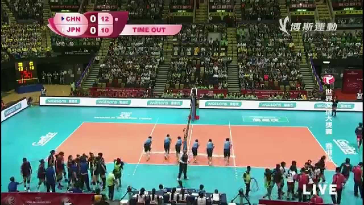 《2015世界女排大奖赛》香港站 中国vs日本