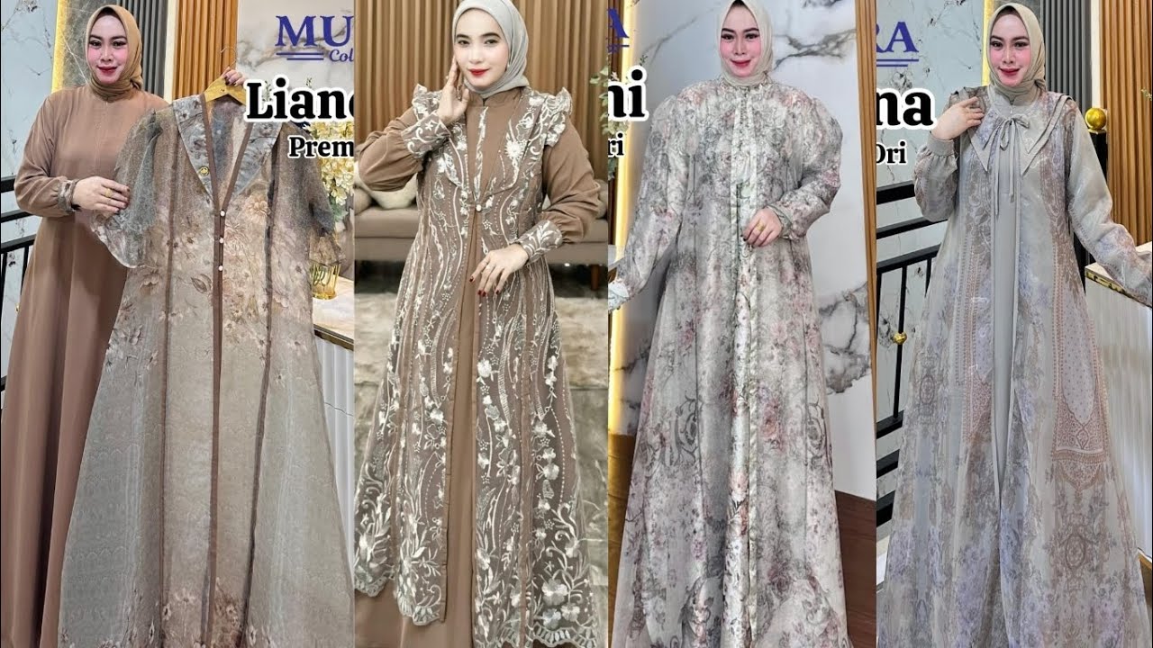 Model Gamis Terbaru 2026 Simple Elegan , Trend Lebaran 2026