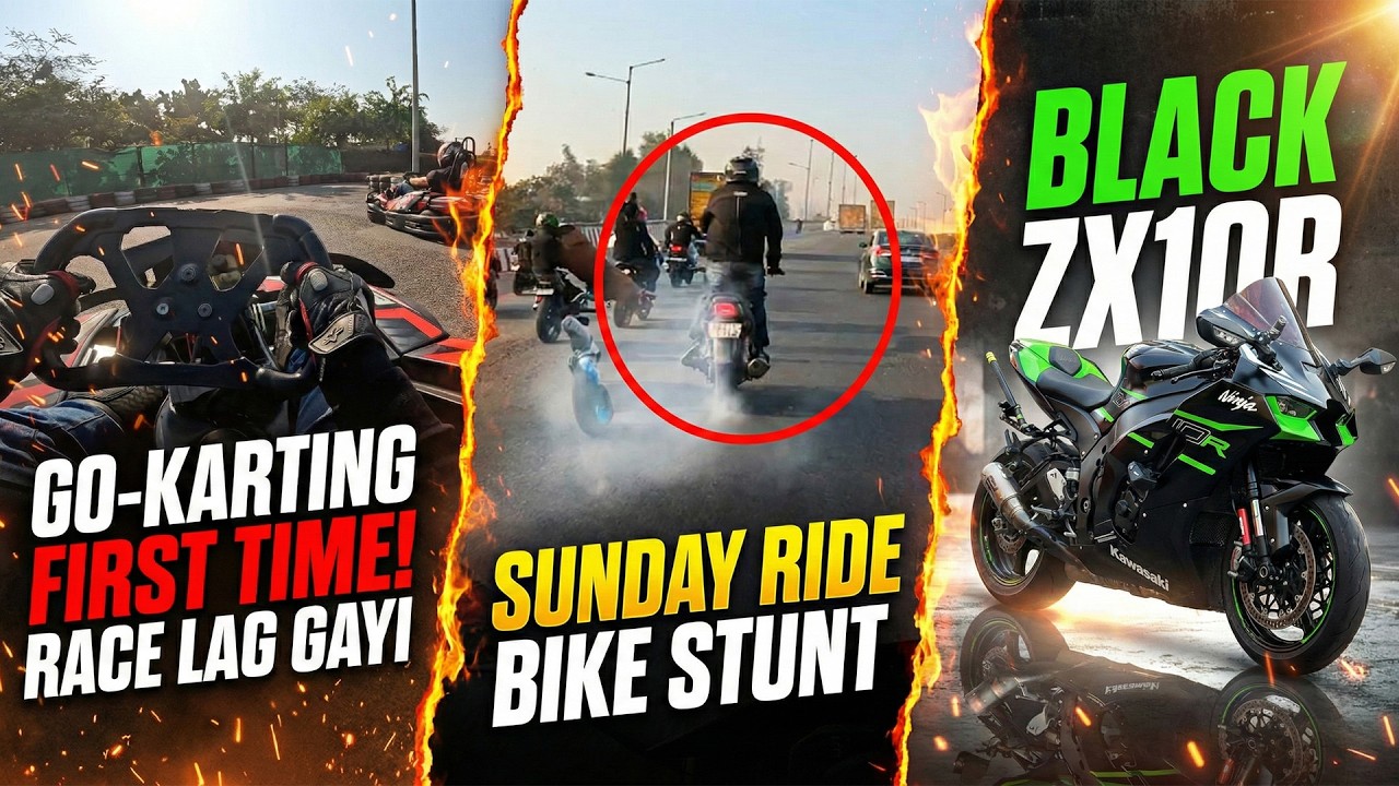 Race Lag Gayi Go-Karting Karte Hooye / Sunday Ride to Panchgaon