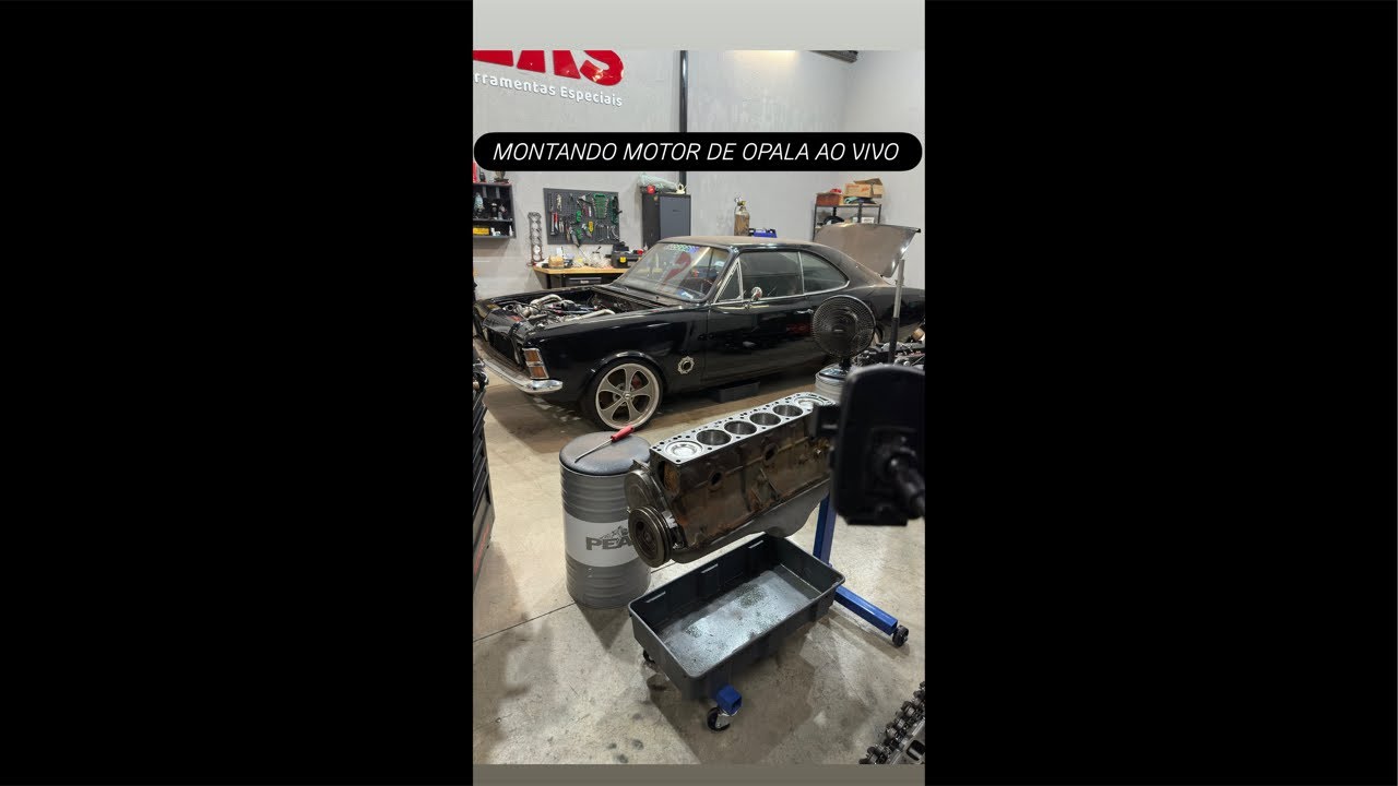 MONTANDO MOTOR DE OPALA TODO ORIGINAL