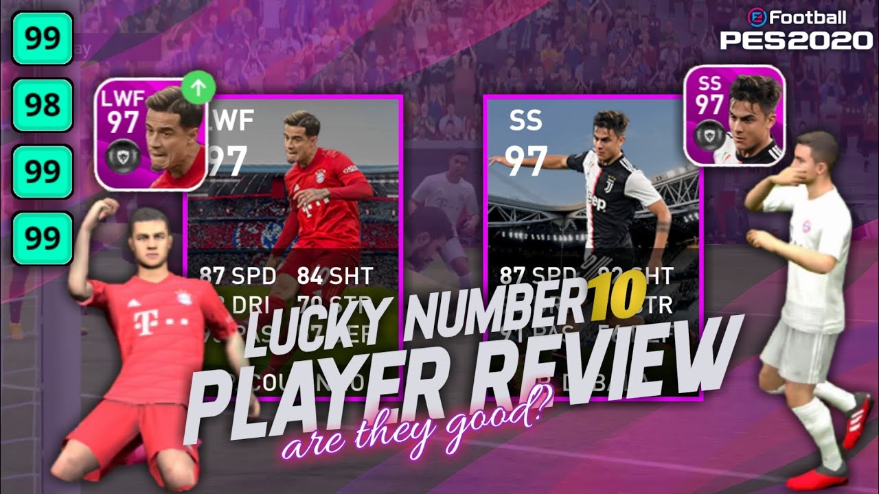 97 Dybala & 97 Coutinho Player Review | Pes mobile