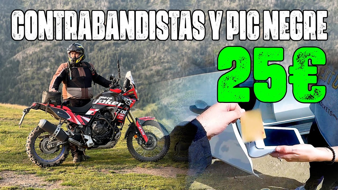PAGAR 25€ por SUBIR a PIC NEGRE 🏔️  CONTRABANDISTAS con una TENERE 700